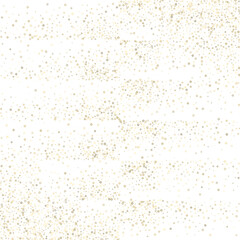 Wall Mural - Gold Glitter Stars. Luxury Shiny Confetti.