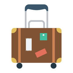 Poster - Travel luggage vector icon symbol design