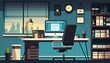 © Shogo - オフィス　イメージイラスト　generative AI