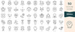© Hondicone - Set of ethics icons. Thin linear style icons Pack. Vector Illustration
