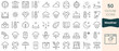 © Hondicone - Set of weather icons. Thin linear style icons Pack. Vector Illustration