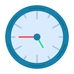 Poster - Time Flat Multicolor Icon