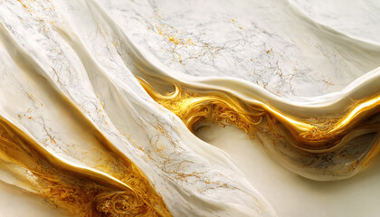 Wall Mural - Gold marble textured background. Abstract design, 4k wallpaper. AI
