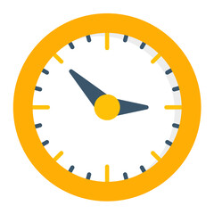 Sticker - Clock Flat Multicolor Icon