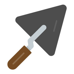 Sticker - Trowel Flat Multicolor Icon