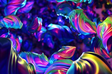 Wall Mural - abstract background with splashes
