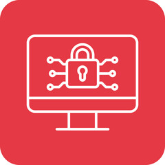 Sticker - Cyber Security Icon