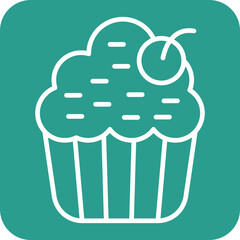 Sticker - Muffin Icon