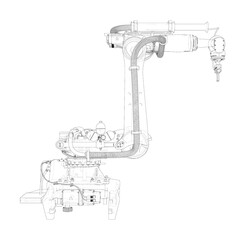Poster - industrial robot manipulator