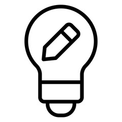 Poster - edit lamp icon