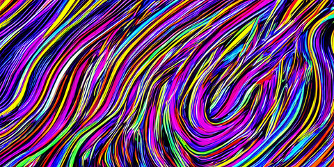 Wall Mural - abstract colorful background with lines