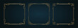 © Pendraw - set vector, frame vintage gold