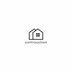 Poster - logo design vector for contruction service and architecture