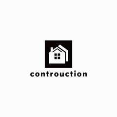 Poster - logo design vector for contruction service and architecture