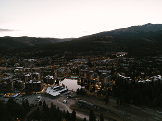 City in the mountains