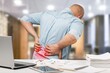 © BillionPhotos.com - Person having back pain at work