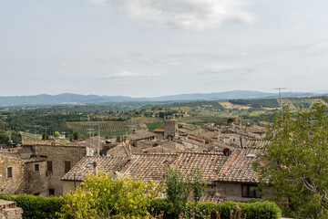 Wall Mural - San Gimignano medieval town in the province of Siena, Italy.