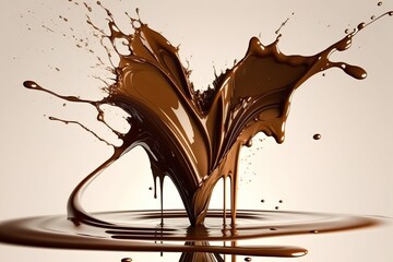 a splash of chocolate
