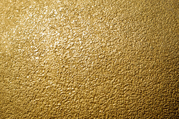 Sticker - Gold concrete wall texture or background  and copy space.