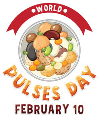 Wall Mural - World Pulses Day Banner Design