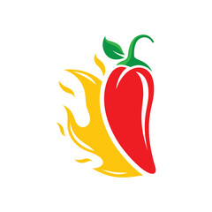 Wall Mural - Hot chili logo images