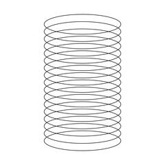 Poster - wireframe of spiral element