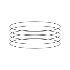 Poster - Simple ellipse geometric shape element