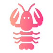 lobster gradient icon