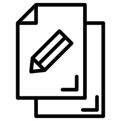 Poster - edit document icon