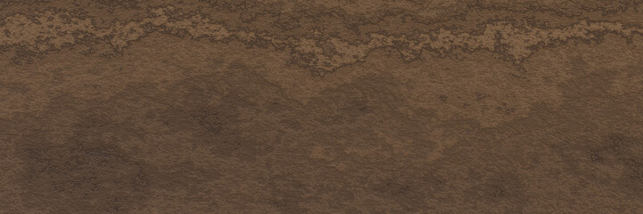 Canvas Print - Weathered sediment strata. Brown soil layer background.