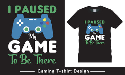 Gaming lover t shirt design template,