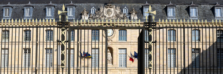 Sticker - Entrance of city hall in Dijon city