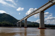 Pont ferroviaire sur le Mékong au Laos