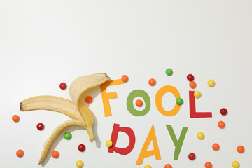 Wall Mural - Concept of Happy 1 april Fools day