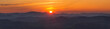 © Cavan Images - Panoramic view from Buck Mountain summit at sunset with Gore Mountain visible, Adirondack Mountains, New York State, USA