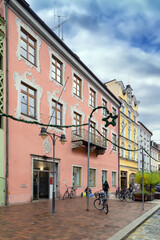 Fototapete - Street in Freising, Germany