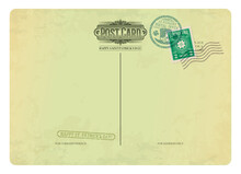 Saint Patrick Day Antique Postcard, Postage Stamp