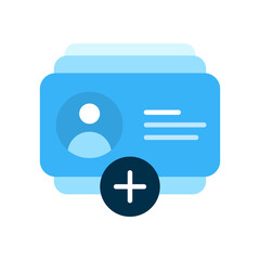 Poster - invite, add people, contact sync concept illustration flat design vector eps10. modern graphic element for landing page, empty state ui, infographic, icon