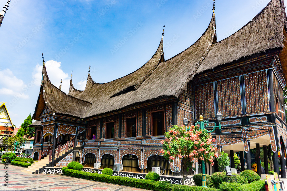 Rumah Gadang is the name for the Minangkabau traditional house which is ...