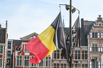 Poster - Drapeau belge Belgique 