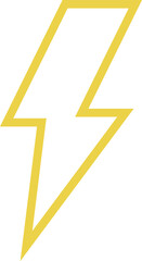 Wall Mural - A vector pattern icon representing battery, electricity, lightning