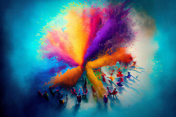 holi festival, also known as the festival of colors, is a vibrant celebration of spring and love obs