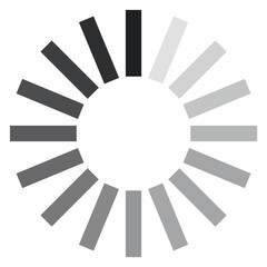 Poster - loading cursor icon. progress circle. waiting symbol