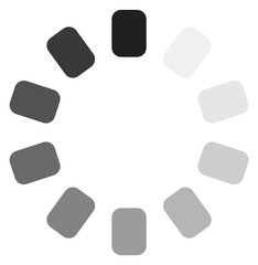 Poster - Loading icon. Round process indicator. Upload circle