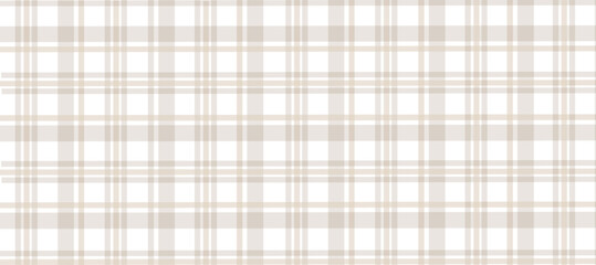 Wall Mural - Beige plaid background vector illustration.