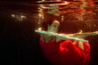 © dfriend150 - Model underwater in pool with flute