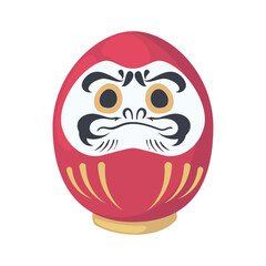 Sticker - daruma doll design