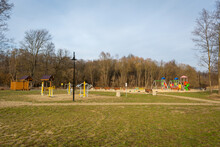 Playground And Gym And A Place To Relax In The Fresh Air.