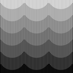 Poster - Degrade square seamless pattern. Black fading line isolated on white background. Сontemporary fades texture. Modern faded art motifs for design prints. Repeat fadew abstract net. Vector illustration