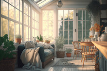 Sunroom, Created By A Neural Network, Generative AI Technology